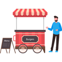 پیش‌نمایش فایل boy-owns-a-burger-stall-8877076 از پک کسب و کار کوچک