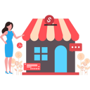 پیش‌نمایش فایل girl-is-standing-outside-a-flower-shop-8877077 از پک کسب و کار کوچک