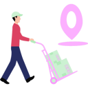 پیش‌نمایش فایل boy-carrying-parcel-trolley-8877224 از پک سبک زندگی