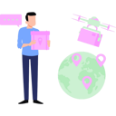 پیش‌نمایش فایل boy-delivering-parcel-by-drone-8877146 از پک سبک زندگی