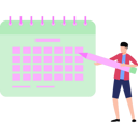 پیش‌نمایش فایل boy-is-making-schedule-on-the-calendar-8877233 از پک سبک زندگی