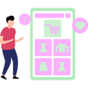 پیش‌نمایش فایل boy-is-shopping-on-mobile-8877200 از پک سبک زندگی