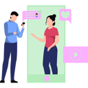 پیش‌نمایش فایل couple-talking-on-phone-8877145 از پک سبک زندگی
