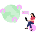 پیش‌نمایش فایل girl-has-global-connections-8877177 از پک سبک زندگی
