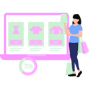 پیش‌نمایش فایل girl-is-buying-clothes-online-8877228 از پک سبک زندگی