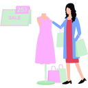 پیش‌نمایش فایل girl-is-buying-dress-at-25-percent-discount-8877167 از پک سبک زندگی