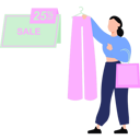 پیش‌نمایش فایل girl-is-buying-jeans-on-25-percent-sale-8877182 از پک سبک زندگی