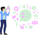 پیش‌نمایش فایل girl-is-marketing-on-social-media-8877195 از پک سبک زندگی