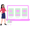 پیش‌نمایش فایل girl-is-shopping-online-8877183 از پک سبک زندگی