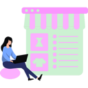 پیش‌نمایش فایل girl-is-shopping-online-8877201 از پک سبک زندگی