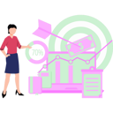 پیش‌نمایش فایل girl-is-working-on-business-goal-8877205 از پک سبک زندگی