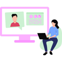 پیش‌نمایش فایل girl-is-working-on-the-laptop-8877176 از پک سبک زندگی