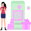 پیش‌نمایش فایل girl-scanning-qr-code-for-mobile-payment-8877218 از پک سبک زندگی