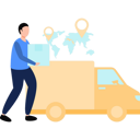 پیش‌نمایش فایل man-stands-next-to-delivery-truck-with-parcel-in-hand-8863536 از پک هوش مصنوعی و آینده‌پژوهی