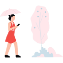 پیش‌نمایش فایل young-girl-with-umbrella-walking-8863603 از پک آونتین