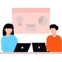 پیش‌نمایش فایل boy-and-girl-working-on-their-laptop-8859545 از پک مردم و فناوری