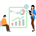 پیش‌نمایش فایل boy-and-girl-working-on-banking-report-8946414 از پک بانکداری