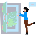 پیش‌نمایش فایل girl-looking-at-bank-locker-8946434 از پک بانکداری
