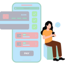 پیش‌نمایش فایل girl-paying-by-card-8946433 از پک بانکداری