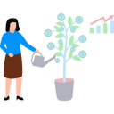 پیش‌نمایش فایل girl-watering-dollar-plant-8946421 از پک بانکداری
