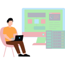 پیش‌نمایش فایل male-working-on-laptop-8946445 از پک بانکداری