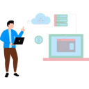 پیش‌نمایش فایل man-doing-cloud-computing-8946439 از پک بانکداری
