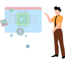 پیش‌نمایش فایل man-working-on-nft-technology-8946430 از پک بانکداری