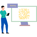 پیش‌نمایش فایل boy-scanning-qr-code-on-monitor-8953203 از پک اسکن بارکد