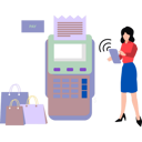 پیش‌نمایش فایل girl-paying-bill-through-edc-8953233 از پک اسکن بارکد