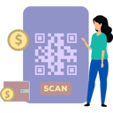 پیش‌نمایش فایل girl-paying-online-by-scanning-code-8953226 از پک اسکن بارکد