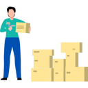 پیش‌نمایش فایل man-checking-barcode-of-product-8953230 از پک اسکن بارکد