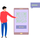 پیش‌نمایش فایل qr-code-loading-on-mobile-8953216 از پک اسکن بارکد