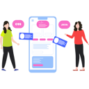 پیش‌نمایش فایل girls-coding-css-and-java-8939562 از پک طراحی اپلیکیشن