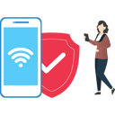پیش‌نمایش فایل secure-wifi-8987282 از پک امنیت داده