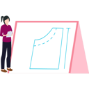 پیش‌نمایش فایل a-girl-marks-the-cutting-of-cloth-8996666 از پک صنایع دستی و طراحی