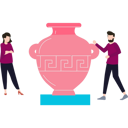 پیش‌نمایش فایل boy-and-girl-looking-at-handicraft-vase-8996670 از پک صنایع دستی و طراحی