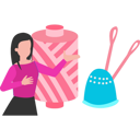 پیش‌نمایش فایل the-girl-is-knitting-8996681 از پک صنایع دستی و طراحی