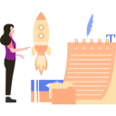 پیش‌نمایش فایل a-girl-is-starting-a-writing-business-8996604 از پک نویسندگی محتوا