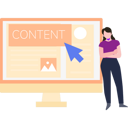 پیش‌نمایش فایل girl-clicking-on-content-8996632 از پک نویسندگی محتوا