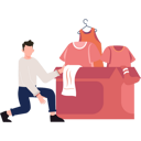 پیش‌نمایش فایل boy-collecting-clothes-to-donate-8953311 از پک خیریه و کمک‌های مالی