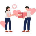 پیش‌نمایش فایل boy-giving-donation-box-to-girl-8953310 از پک خیریه و کمک‌های مالی