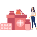 پیش‌نمایش فایل girl-collecting-medical-supplements-for-donation-8953337 از پک خیریه و کمک‌های مالی
