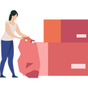 پیش‌نمایش فایل woman-collecting-donations-in-bag-8953330 از پک خیریه و کمک‌های مالی