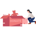 پیش‌نمایش فایل young-lady-packing-donation-boxes-8953328 از پک خیریه و کمک‌های مالی
