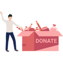 پیش‌نمایش فایل young-man-collecting-donation-8953329 از پک خیریه و کمک‌های مالی