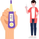 پیش‌نمایش فایل the-girl-is-holding-a-thermometer-9024624 از پک پزشک