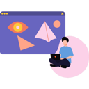 پیش‌نمایش فایل a-boy-is-using-a-laptop-9024490 از پک طراحی