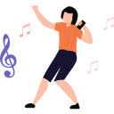 پیش‌نمایش فایل the-girl-is-listening-to-music-9024505 از پک طراحی