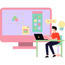 پیش‌نمایش فایل the-boy-is-working-at-his-desk-9024462 از پک طراحی و توسعه