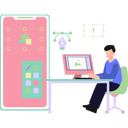 پیش‌نمایش فایل the-boy-is-working-on-the-monitor-9024465 از پک طراحی و توسعه